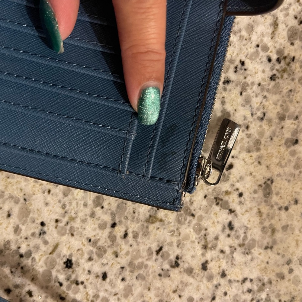 Michael Kors Blue Wristlet Wallet - Picture 8 of 13